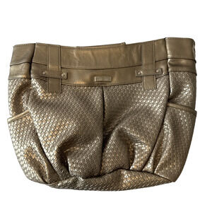 Miche Demi Rebekah Magnetic Bag Cover Woven Metallic Gold Glam Chic
